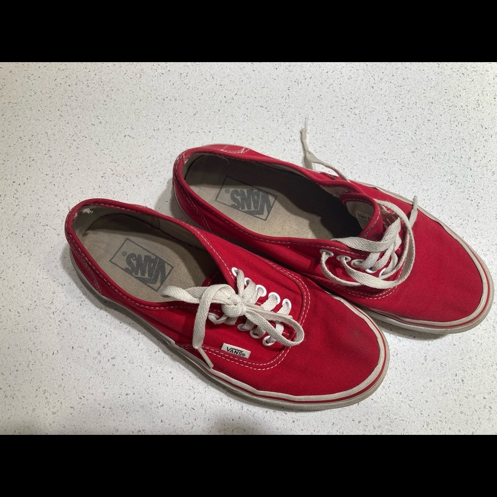 Red Vans - Picture 2 of 4
